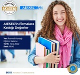 RUMELİSİAD Akademi çalışmaları kapsamında Uluslararası Liderlik Gelişimi Organizasyonu AIESEC Bursa Şubesinin öğrencileriyle bilgilendirme toplantısını gerçekleştirdik.