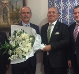 Bursa Büyükşehir Belediye Başkanı Sayın Recep ALTEPE'ye 29 Ekim'de Gerçekleşecek Açılış Törenimiz için Davetiyemizi Takdim Ettik