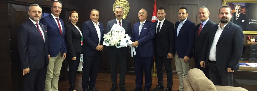 Bursa İl Emniyet Müdürü Osman AK'a Hayırlı Olsun Ziyareti