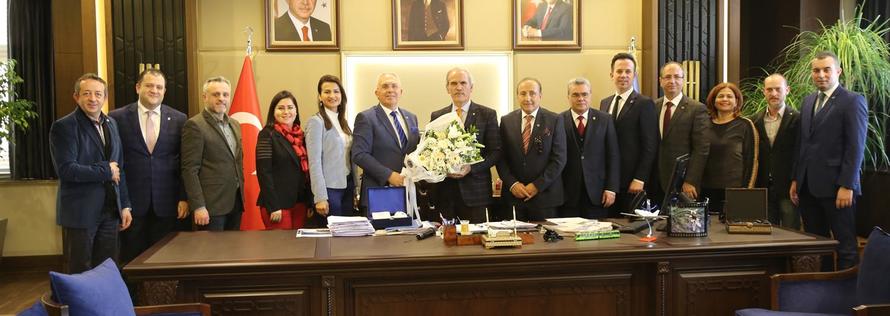 Bursa Büyükşehir Belediye Başkanı Sayın Recep ALTEPE'yi Yeni Makamında Ziyaret Ettik