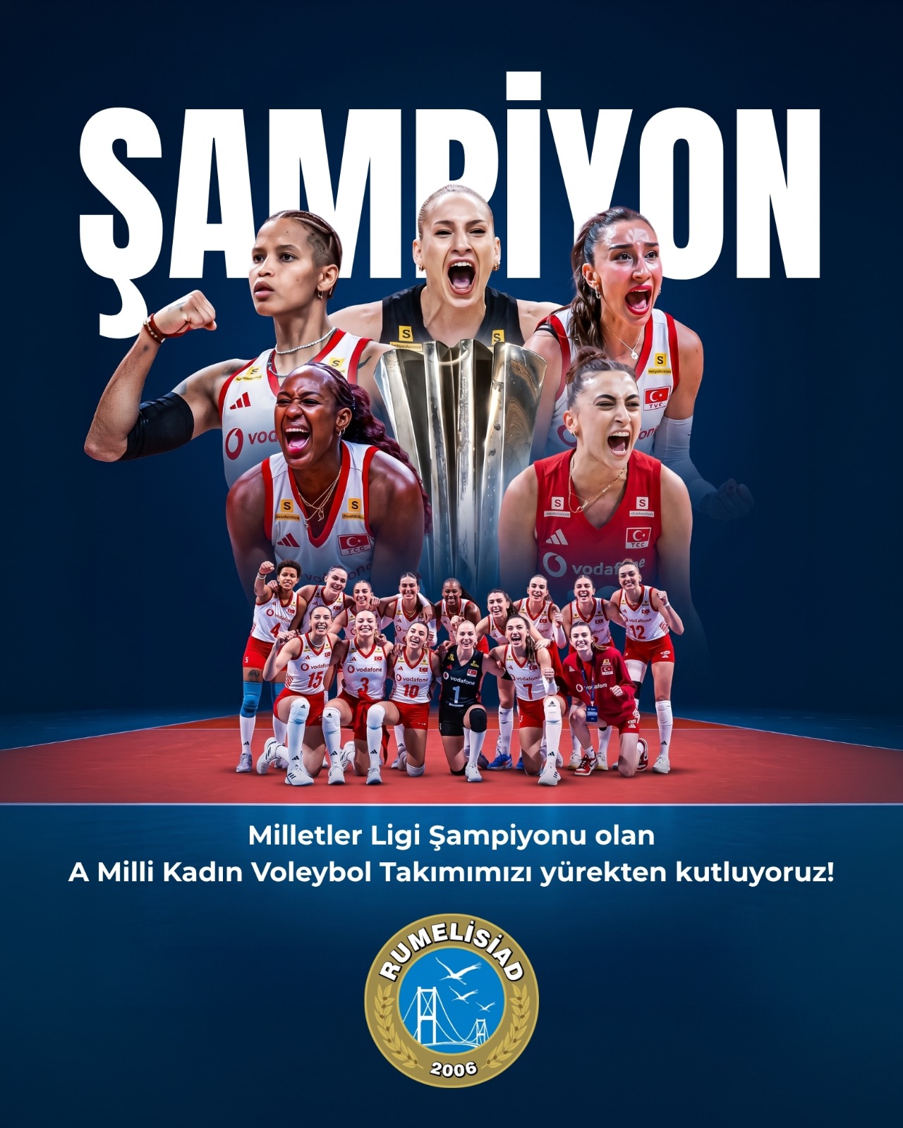 AAAA MİLLİ KADIN VOLEYBOL TAKIMI ŞAMPİYOON 