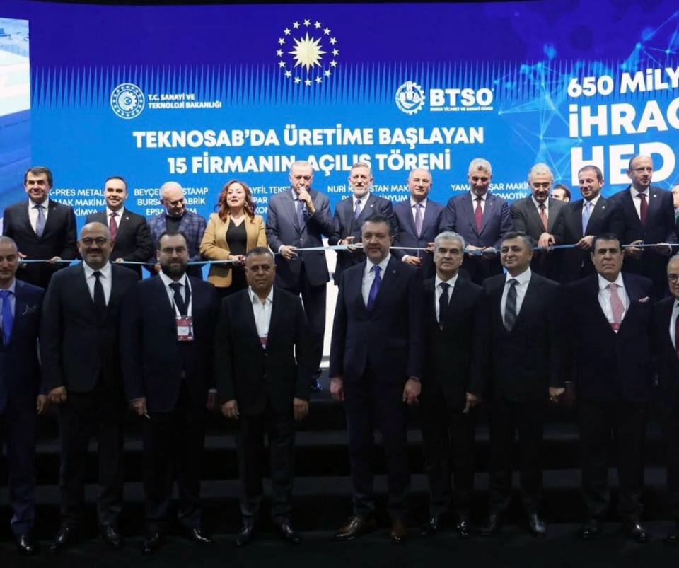 Bursa Ticaret ve Sanayi Odası’nın düzenlemiş olduğu “Ekonomiye Değer Katanlar” ödül törenine Rumelis