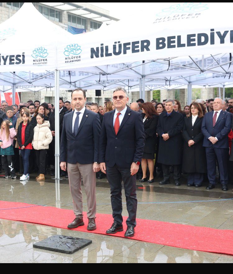 PERŞEMBE NİLÜFER BELEDİYESİ ÇELENK KOYMA MERASİMİ
