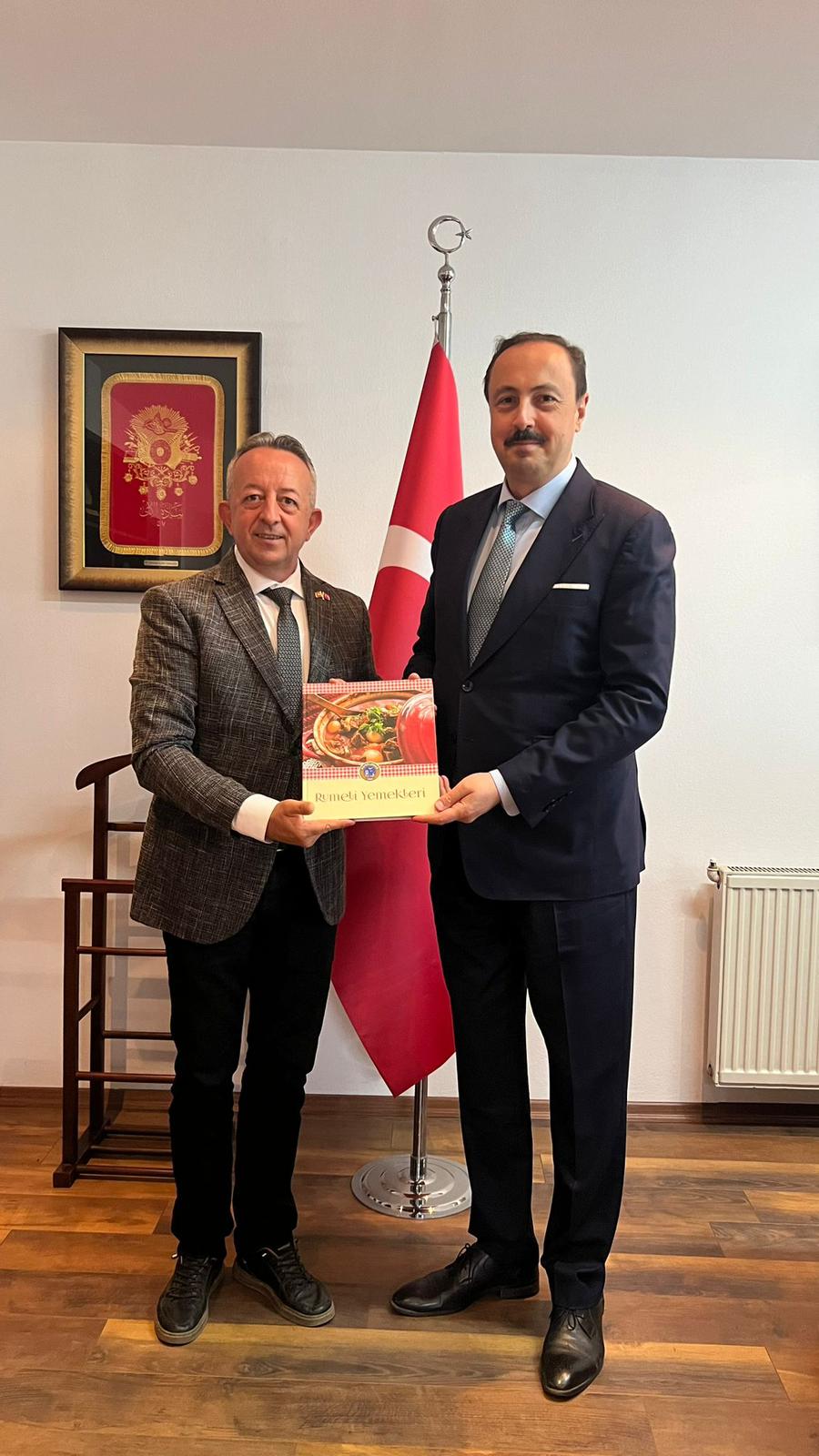 RUMELİSİAD’ı Temsilen Kuzey Makedonya Bursa Fahri Konsolosu ve RUMELİSİAD Dış İlişkiler Komitesi Baş