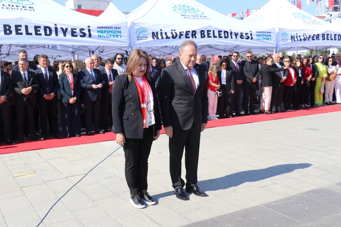 SALI 19 MAYIS ÇELENK SUNMA TÖRENİ NİLÜFER