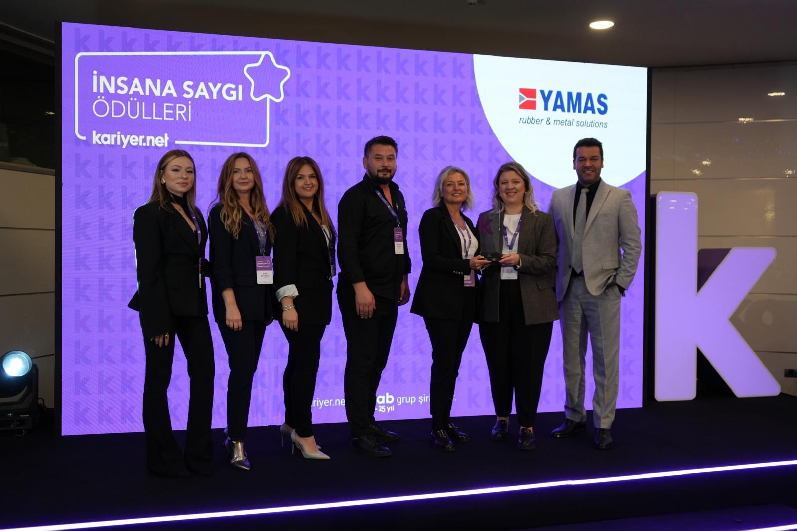YAMAS A.Ş.’ye Kariyer.net’ten “İnsana Saygı” ÖdülüRUMELİSİAD Yönetim Kurulu Başkan Yardımcısı Sn. Üm